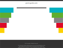 Tablet Screenshot of grant-guide.com